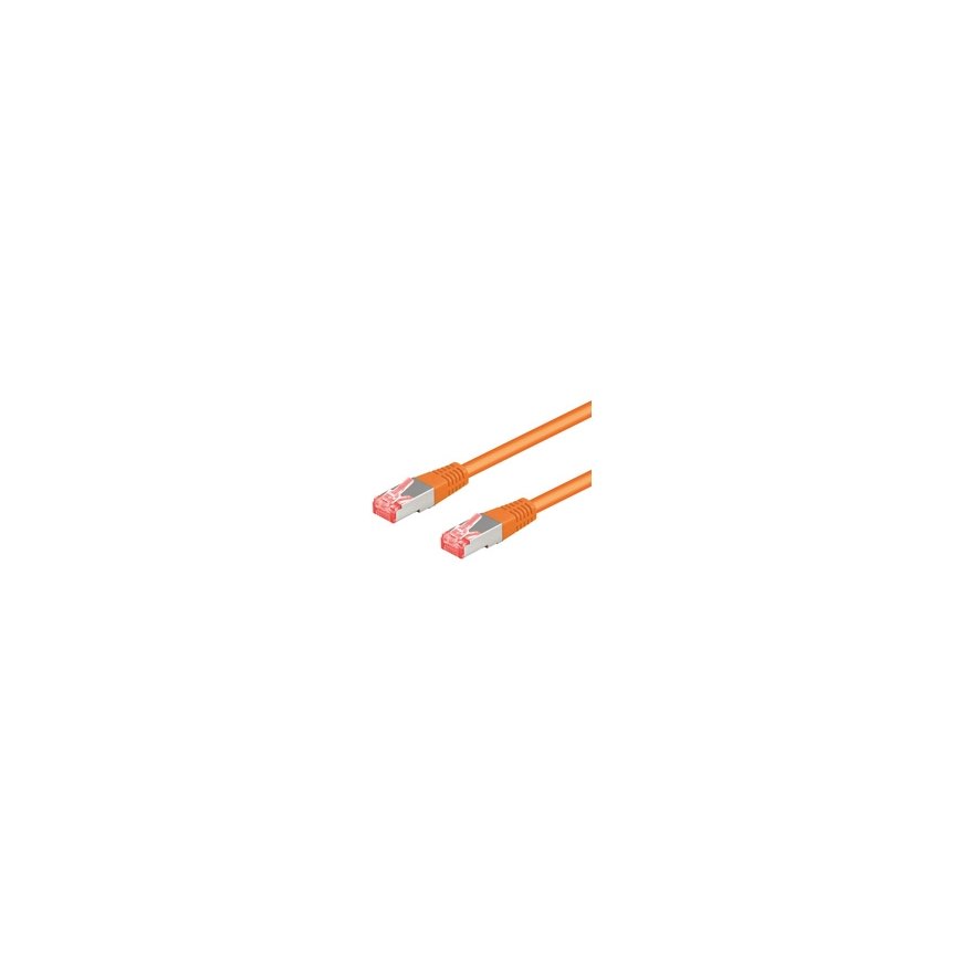 Goobay 2m CAT6a-200 tīkla kabelis Oranžs