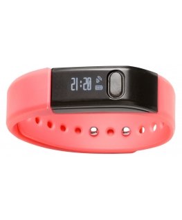 Denver BFA-10PINK OLED Fizinio aktyvumo stebėjimo apyrankė 1,24 cm (0.49") Juoda, Rožinė