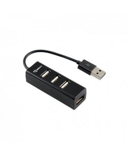 SBOX H-204 хаб-разветвитель USB 2.0 480 Мбит/с Черный