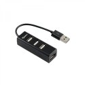 SBOX H-204 interfeisa centrmezgls USB 2.0 480 Mbit/s Melns SBOX H-204 interfeisa centrmezgls USB 2.0 480 Mbit/s Melns