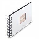 Hama 00009845 foto albums & papīra aizsardzības pārklājums Balts 50 lapas 10 x 15 Spirāles iesējums