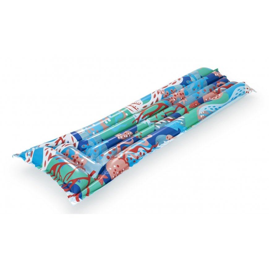 Bestway 44033 / 26 õhkmadrats basseini ja randa Mitmevärviline Muster PVC Ujuv madrats – 5