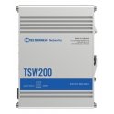 Teltonika TSW200 tinklo komutatorius Ne-valdomas Gigabit Ethernet (10/100/1000) Maitinimas per Etern