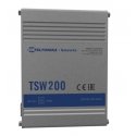 Teltonika TSW200 сетевой коммутатор Неуправляемый Gigabit Ethernet (10/100/1000) Питание по Ethernet