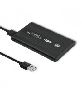 Qoltec 51856 storage drive enclosure HDD/SSD enclosure Black 2.5"
