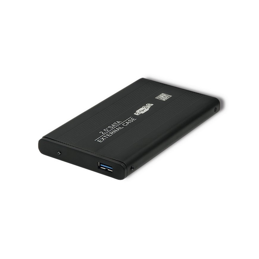 Qoltec 51856 storage drive enclosure HDD/SSD enclosure Black 2.5" – 3