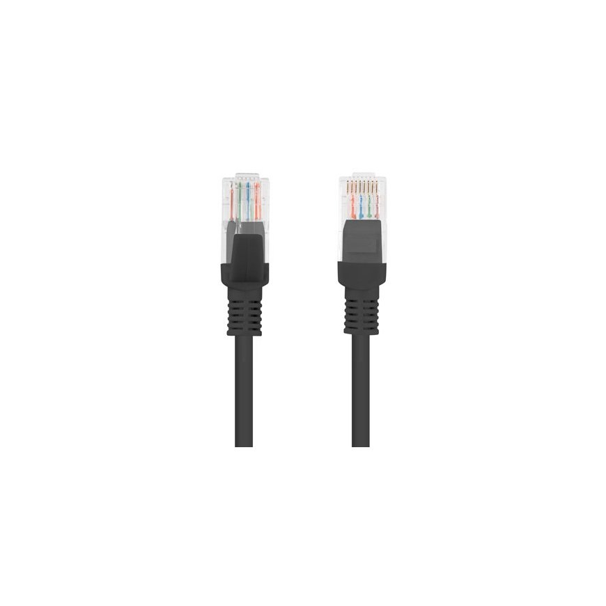 Lanberg PCU5-10CC-3000-BK сетевой кабель Черный 30 m Cat5e U/UTP (UTP)