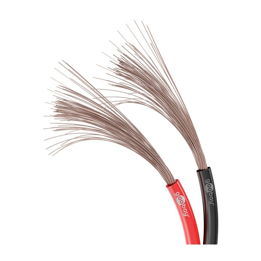 Goobay 67735 audiokaabel 10 m Must, Punane – 4