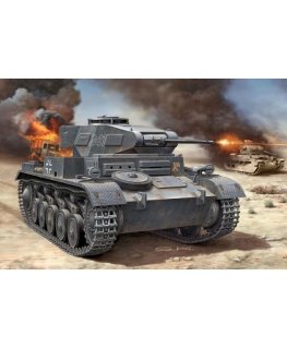 Revell PzKpfw II Ausf. F Tank model Kokoamispakkaus 1:76