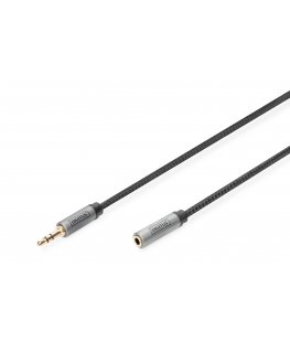 Digitus DB-510210-018-S аудио кабель 1,8 m 3,5 мм Черный