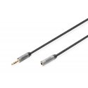 Digitus DB-510210-018-S garso kabelis 1,8 m 3.5mm Juoda Digitus DB-510210-018-S garso kabelis 1,8 m 3.5mm Juoda