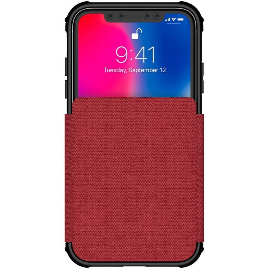 Ghostek Exec 3 mobile phone case 15.5 cm (6.1") Wallet case Red – 2