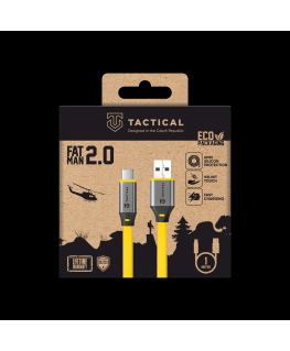 Tactical Fat Man 2.0 Cable USB-A|USB-C 1m Yellow