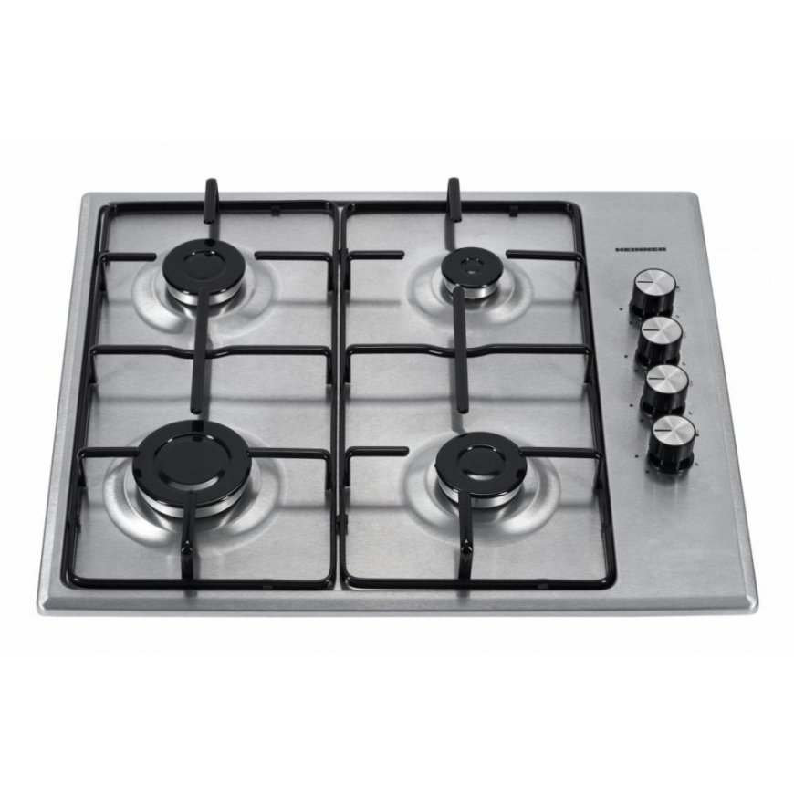 Heinner HBH-S584I-IX keittolevy Ruostumaton teräs Kiinteä 58 cm Kaasuliesi 4 alue(tta) – 2