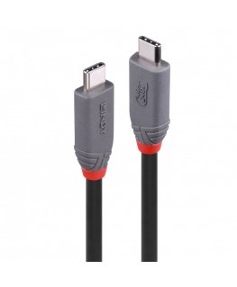 Lindy 36956 USB kabelis USB4 Gen 3x2 0,8 m USB C Melns