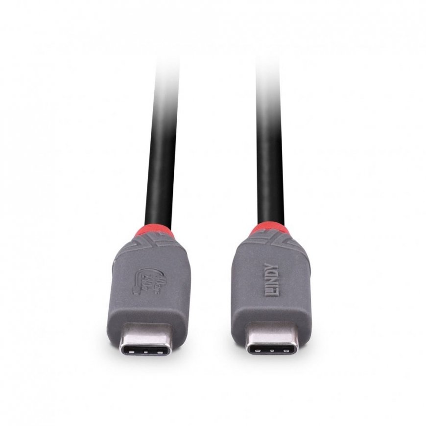 Lindy 36956 USB кабель USB4 Gen 3x2 0,8 m USB C Черный – 4