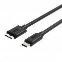 UNITEK Y-C475BK USB kabelis USB 3.2 Gen 1 (3.1 Gen 1) 1 m USB C Micro-USB B Juoda