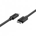 UNITEK Y-C475BK USB kabelis USB 3.2 Gen 1 (3.1 Gen 1) 1 m USB C Micro-USB B Juoda