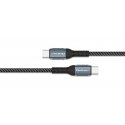 Qoltec 52357 USB cable USB 2.0 1 m USB C Black
