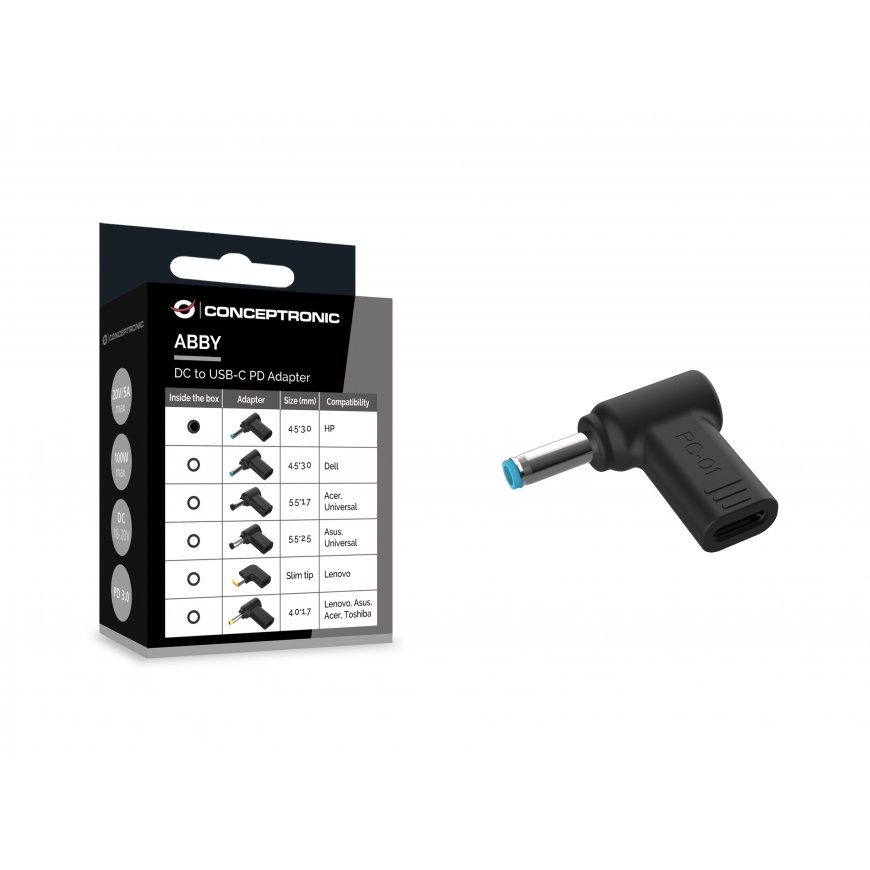 Conceptronic ABBY15PC01 sülearvuti tarvik Sülearvuti toiteots – 3