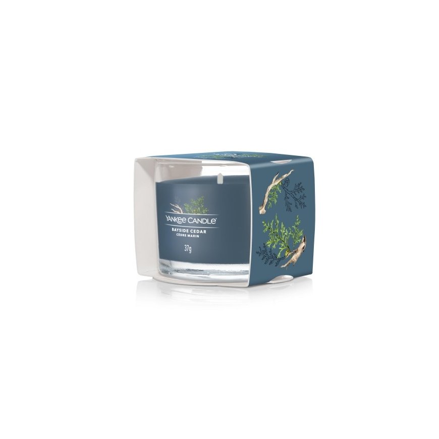 Yankee Candle Bayside Cedar vahakynttilä Pyöreä Harmaa 1 kpl