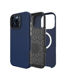 Dėklas Perfectionists Triangle Mag Case Apple iPhone 14 Pro Max tamsiai mėlynas