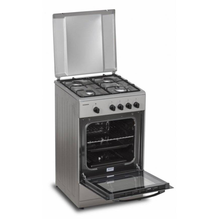 Heinner HFSC-SME50SL pliit Eraldiseisev pliit Gaas Hõbe – 3
