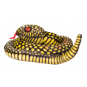 Lean Toys Plush Snake, 100 cm, red Lean Toys Plush Snake, 100 cm, red
