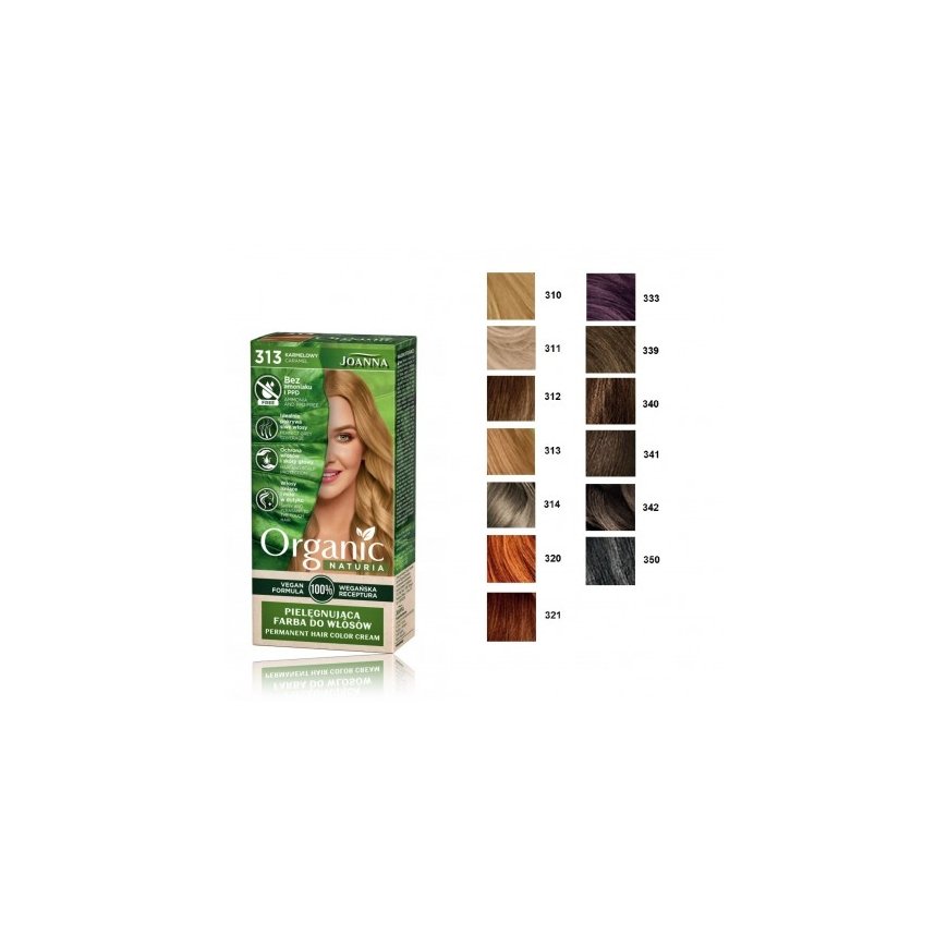 Joanna Naturia Organic Permanent Plaukų Spalva Kreminis 312 Natural – 2