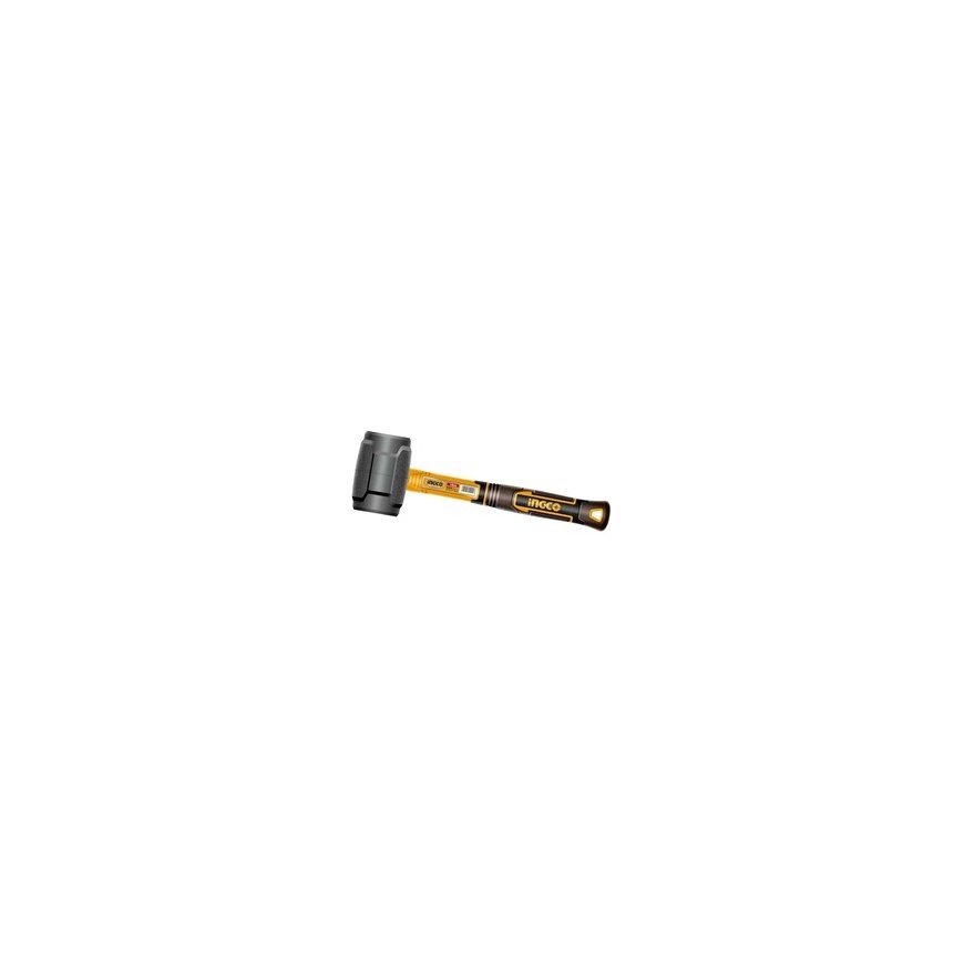 Инго HRUH8816 Молоток 450 г резиновый черный стекловолоконный