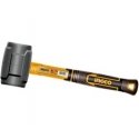 Ingco HRUH8816 Haamer 450g kummist must klaasplast Ingco HRUH8816 Haamer 450g kummist must klaasplast