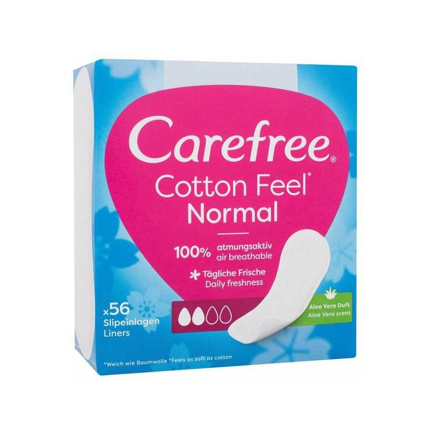 Carefree Cotton Aloe Panty Liners 1 pack - 56 pcs – 2