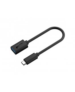 Genius USB adapter is a USB reducer, (3.0), USB C (M) - USB A F, black, USB 3.0, up to 5 Gbps.