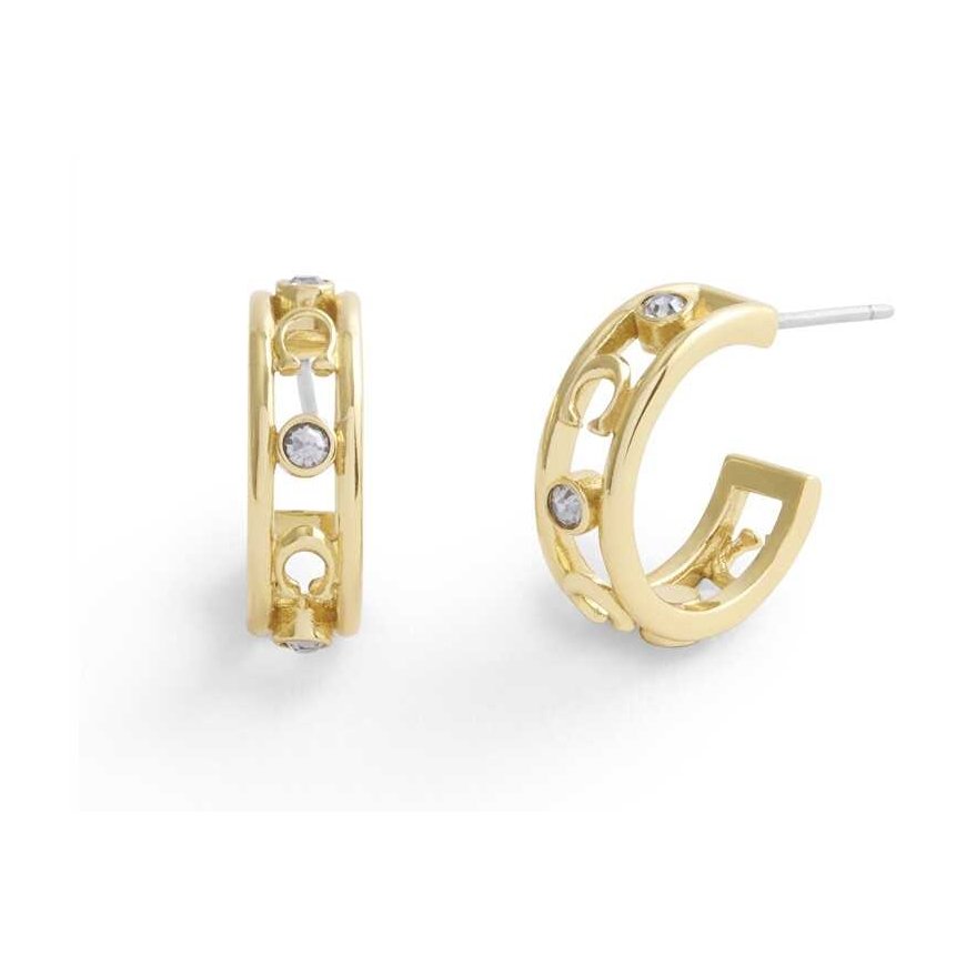 Coach Fashion semicircular earrings for women 37506215GLD710