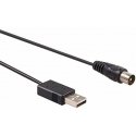 Maclean MCTV-697 USB kabelis USB 2.0 0,85 m 2 x USB A Melns Maclean MCTV-697 USB kabelis USB 2.0 0,85 m 2 x USB A Melns