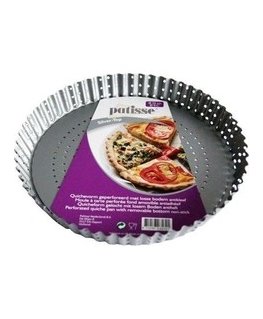 PATISSE Sidabrinis-TOP perforēta picas cepšanas forma 31 cm