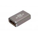 PREMIUMCORD 8K HDMI A - HDMI A Adapter Coupler, Female/Female, Metal