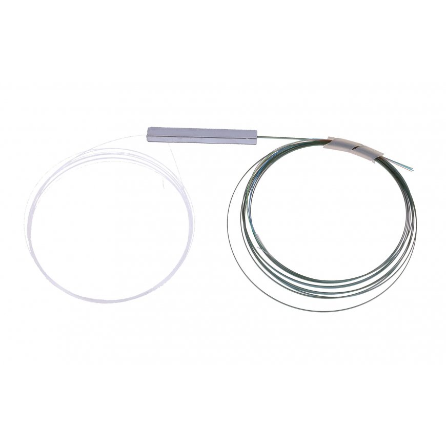 Extralink 1:4 PLC SPLITTER WITHOUT CONNECTOR 250UM STEEL BOX Kaabli splitter Hõbe
