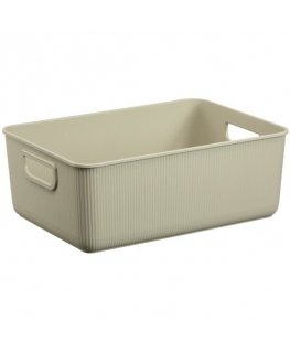 Akita Plast Team Storage Container, Cream, 10L, 100% recycled material, Lid sold separately, 60840802
