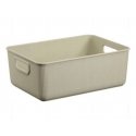Akita Plast Team Storage Container, Cream, 10L, 100% recycled material, Lid sold separately, 60840802 Akita Plast Team Storage Container, Cream, 10L, 100% recycled material, Lid sold separately, 60840802
