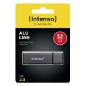 Intenso Alu Line USB zibatmiņa 32 GB USB Type-A 2.0 Antracīts