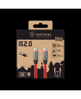 Tactical Fat Man 2.0 Cable USB-C|USB-C 1m Red