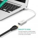 Ugreen 10460 vaizdo kabelio adapteris Mini DisplayPort HDMI Balta