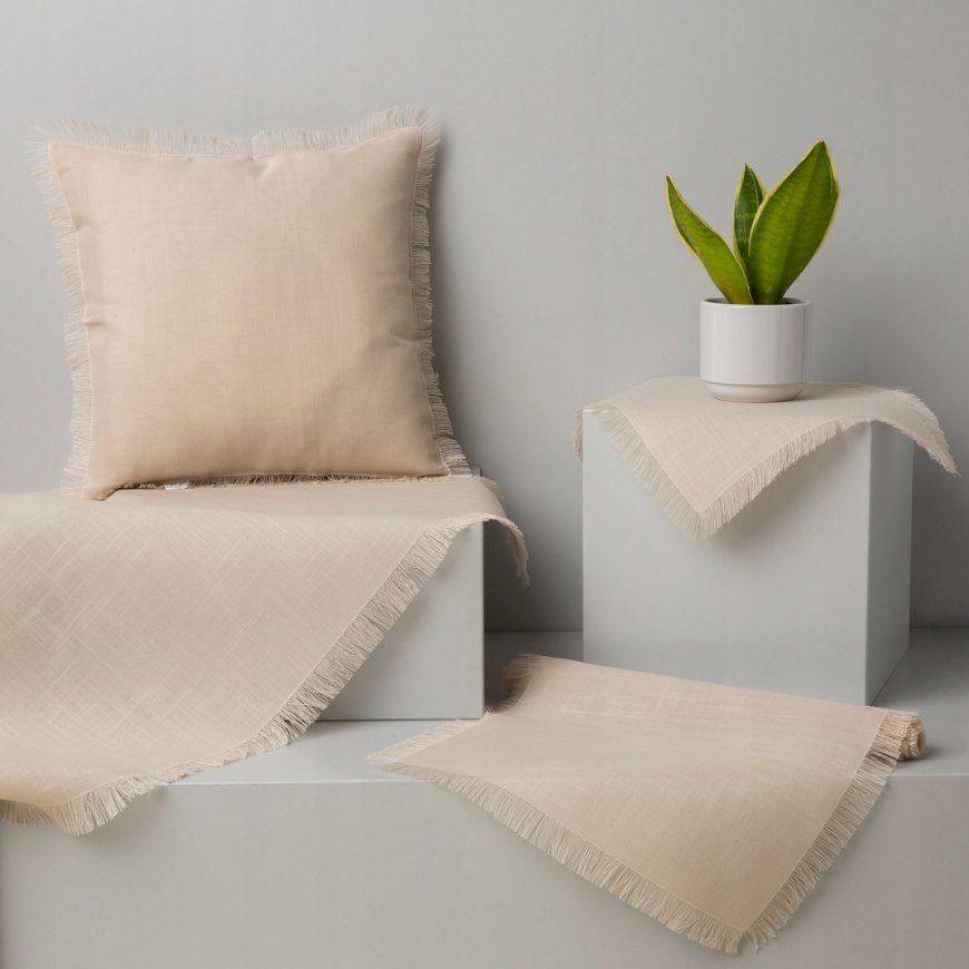 Myhome Pillowcase Pure Ecru 42 x 42 cm MANO NAMAI