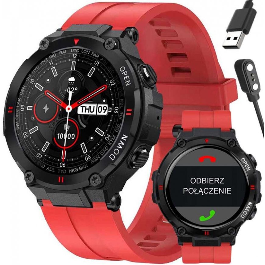 GRAVITY GT20-5 MEN'S Smartwatch - AMOLED, ADDITIONAL BELT (sg024e) – 2