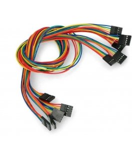 Oem 5 kontaktų M-M tipo laidas 40 cm - 5 vnt.