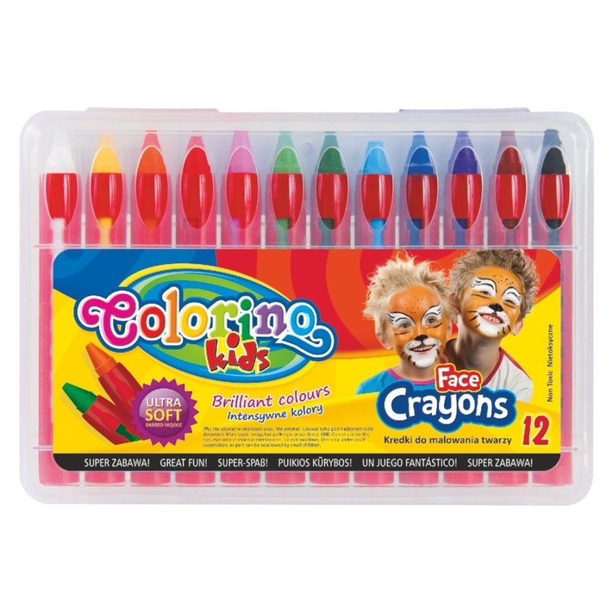 COLORINO KIDS sejas rotāšanas krītiņi, 12