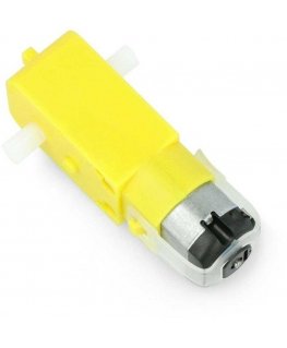 OEM DC motor with 1:48 gear ratio 3-6V with dual shaft 200rpm