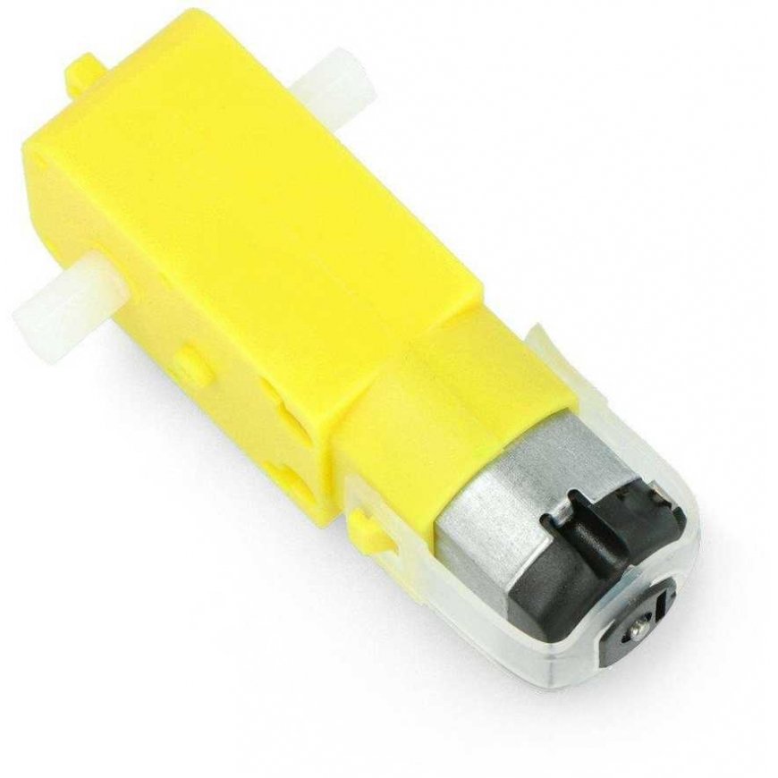 Oem DC variklis su 1:48 pavara, 3-6V, su dvipusiu veleno sukimu 200rpm.