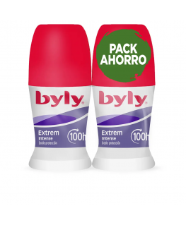 Byly Extrem Intense 100h Roll-On Deodorant, 2x50 ml